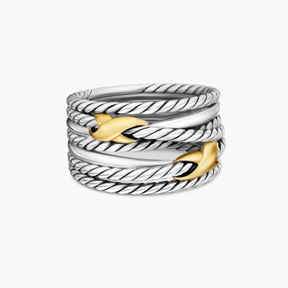 David Yurman DOUBLE X CROSSOVER RING - Picture 3 of 4
